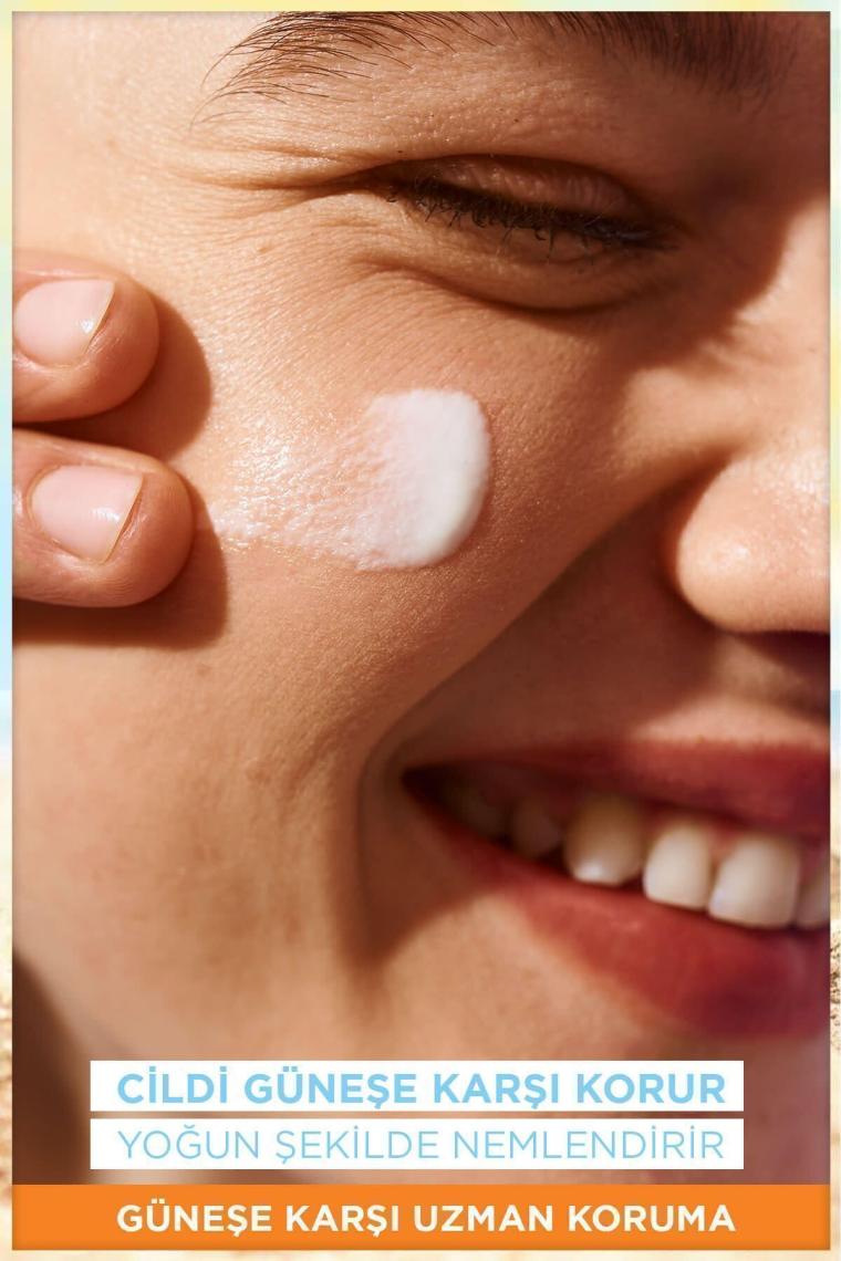 Ambre Solaire Hyaluronik Asit Kuruluk Karşıtı Günlük Güneş Koruyucu Yüz Kremi Spf50 40ml