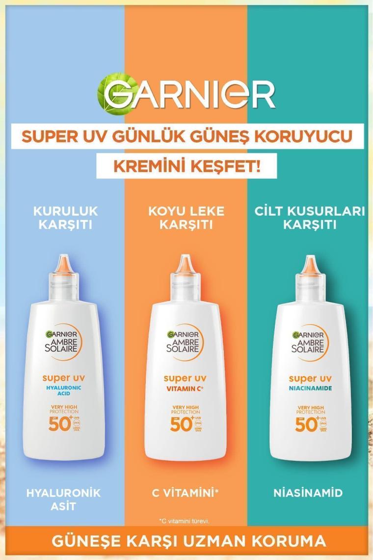 Ambre Solaire Hyaluronik Asit Kuruluk Karşıtı Günlük Güneş Koruyucu Yüz Kremi Spf50 40ml