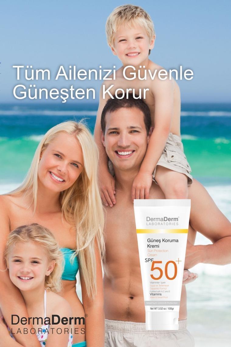 Doğal Güneş Koruma Kremi Spf 50 Faktör 100gr