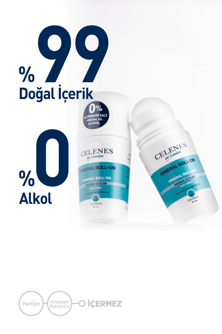 Thermal Roll On 75ml Hassas Ciltler Parfümsüz