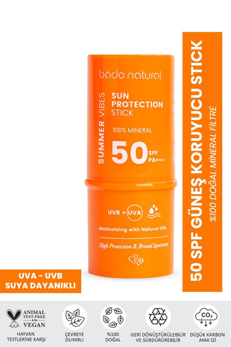 %100 Mineral Filtreli 50 Spf Besleyici Güneş Koruyucu Stick