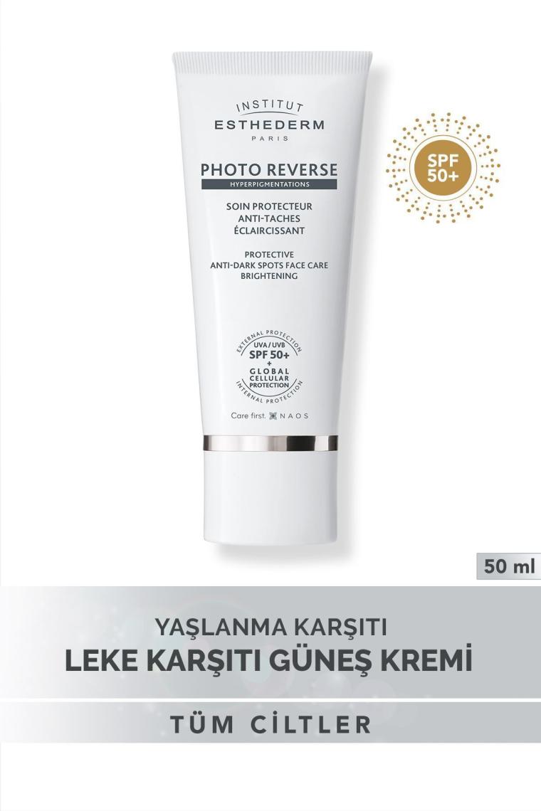 Photo Reverse Leke Karşıtı UVA/UVB SPF50+ Yüksek Korumalı Güneş Kremi 50ML
