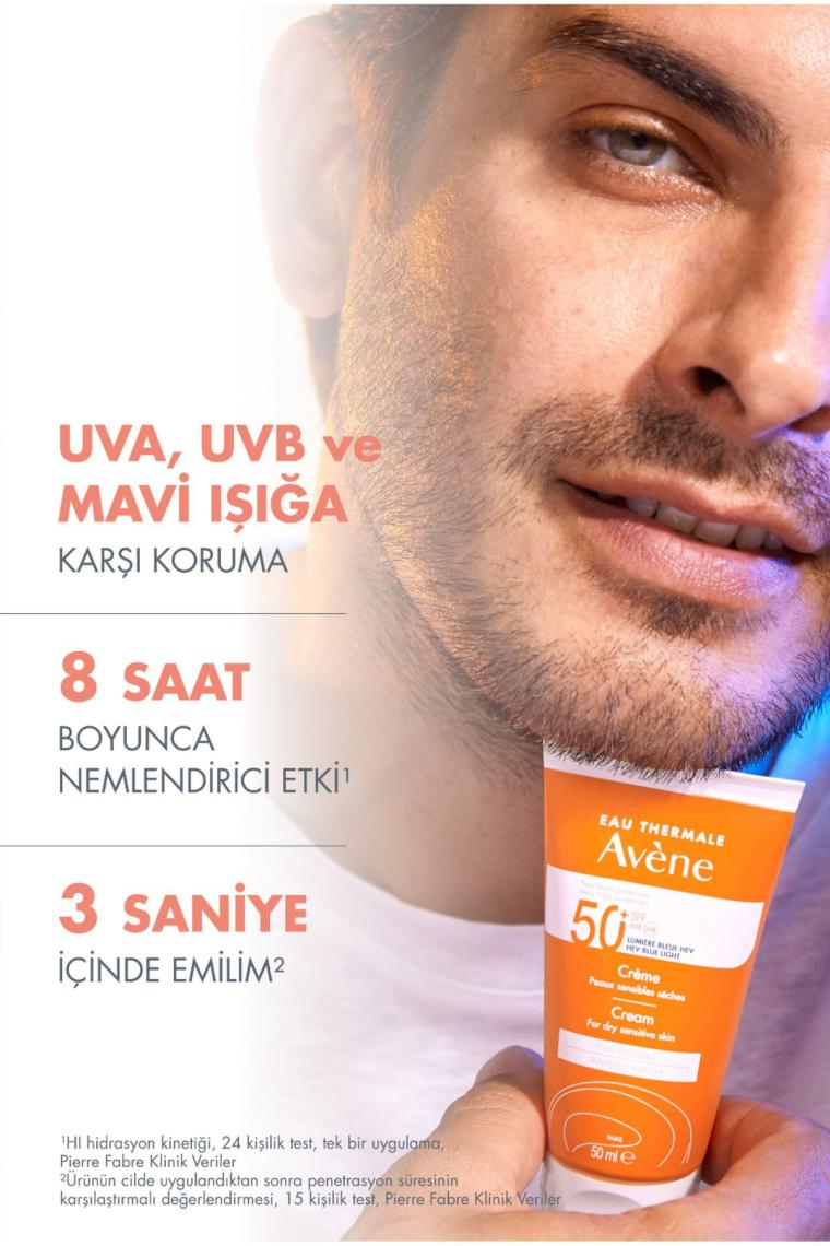 Kuru Ciltler için SPF 50+ Güneş Koruyucu 50 ml