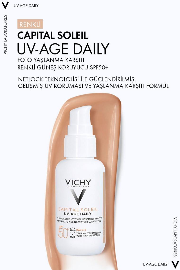 Capital Soleil Foto Yaşlanma Karşıtı Hafif Dokulu Renkli Güneş Koruyucu 40 ml Spf 50