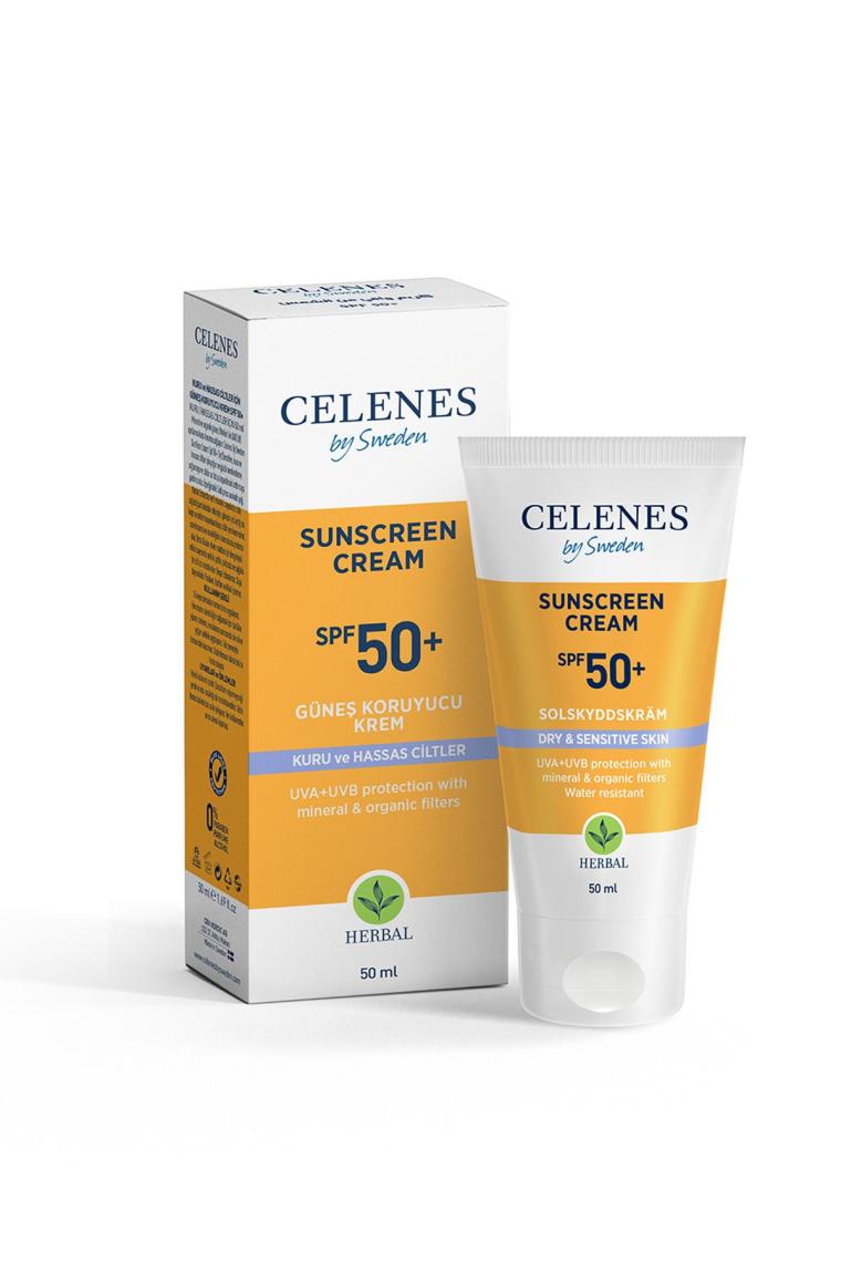 Herbal Güneş Kremi Kuru Ve Hassas Ciltler 50+ Spf 50 Ml