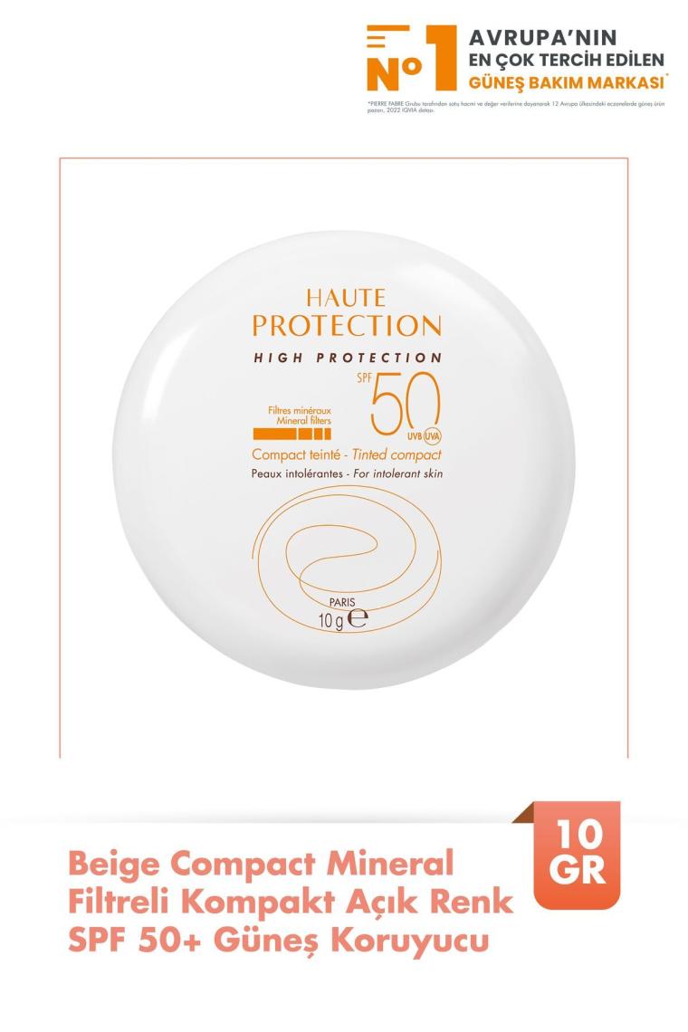 Compact Sable Mineral Filtreli Kompakt Renkli SPF 50+ Güneş Koruyucu 10 gr