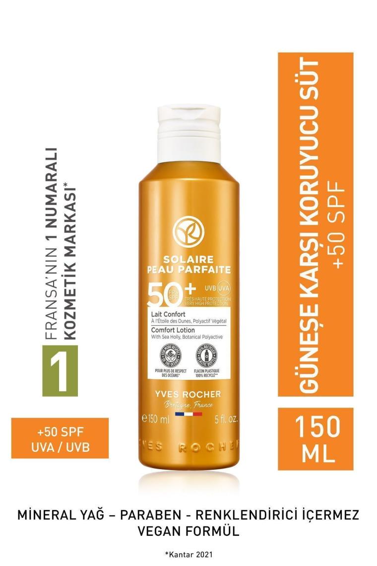 Spf 50 Yüksek Korumalı Yüz & Vücut Güneş Losyonu/solaire Peau Parfaite-150 ml-79530