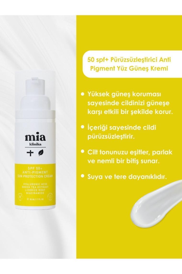 50 Spf+ İnce Çizgi Görünümü Azaltmaya Yardımcı, Pürüzsüzleştirici Yüz Güneş Kremi
