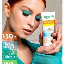 Spf 50 Yüksek Koruma Etkili Aydınlatıcı Ve Nemlendirici Leke Karşıtı Güneş Kremi 100 ml