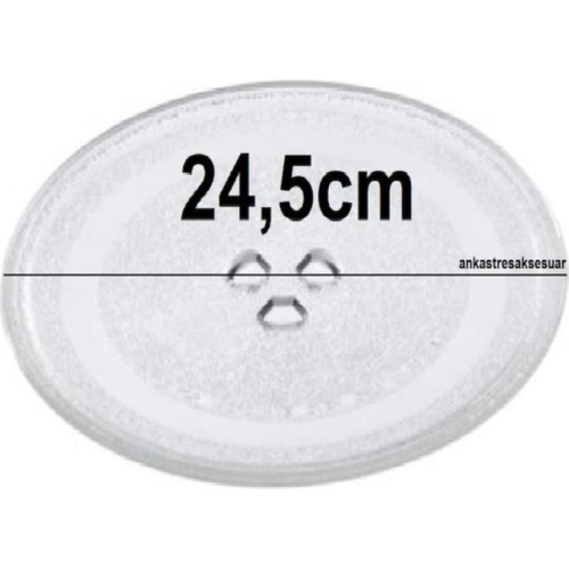 Franke Faber Dominox Mikrodalga Fırın Için Döner Cam Tabak Tepsi 24,5cm