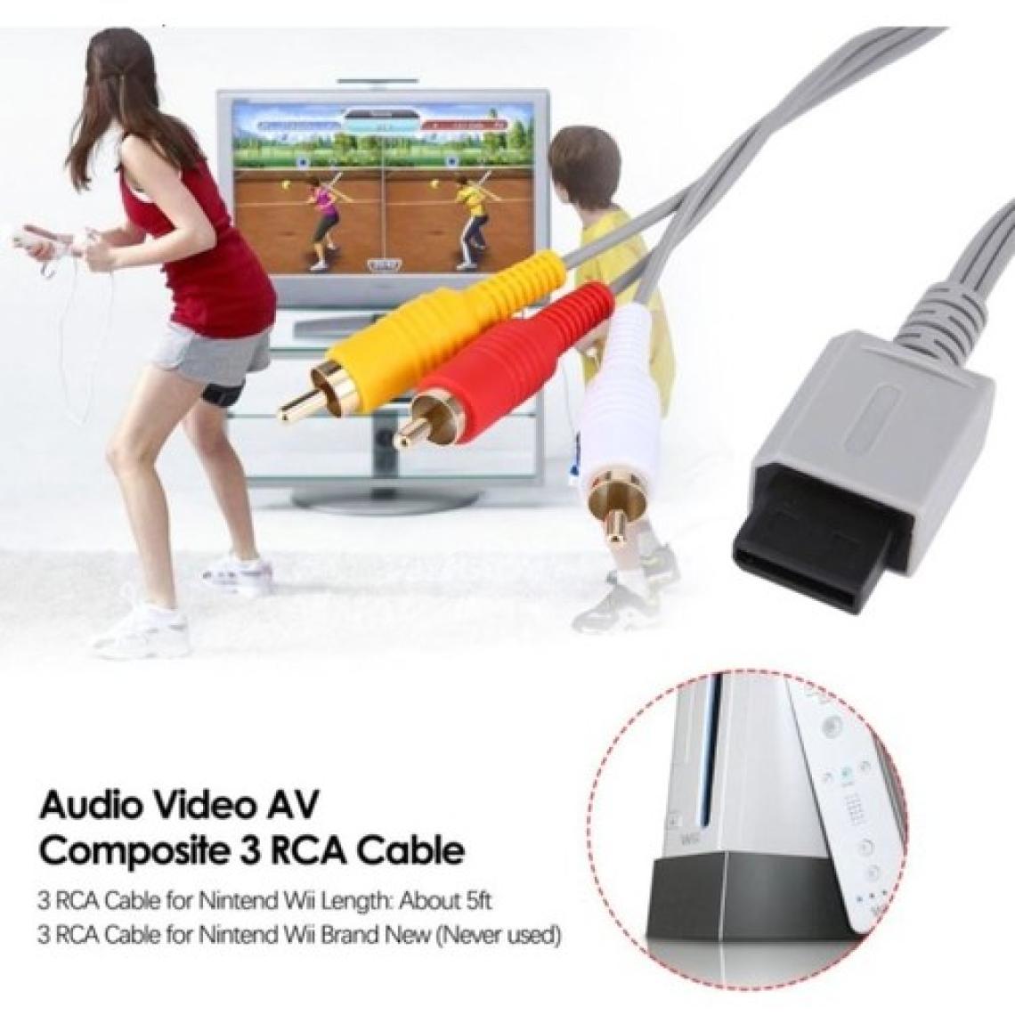 Feza Nintendo Wii 3 Renkli Av Kablosu