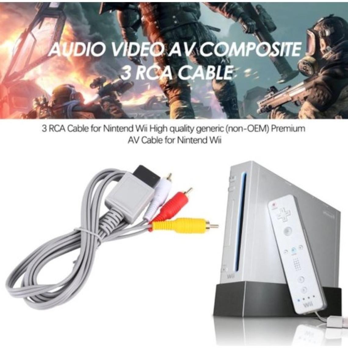 Feza Nintendo Wii 3 Renkli Av Kablosu