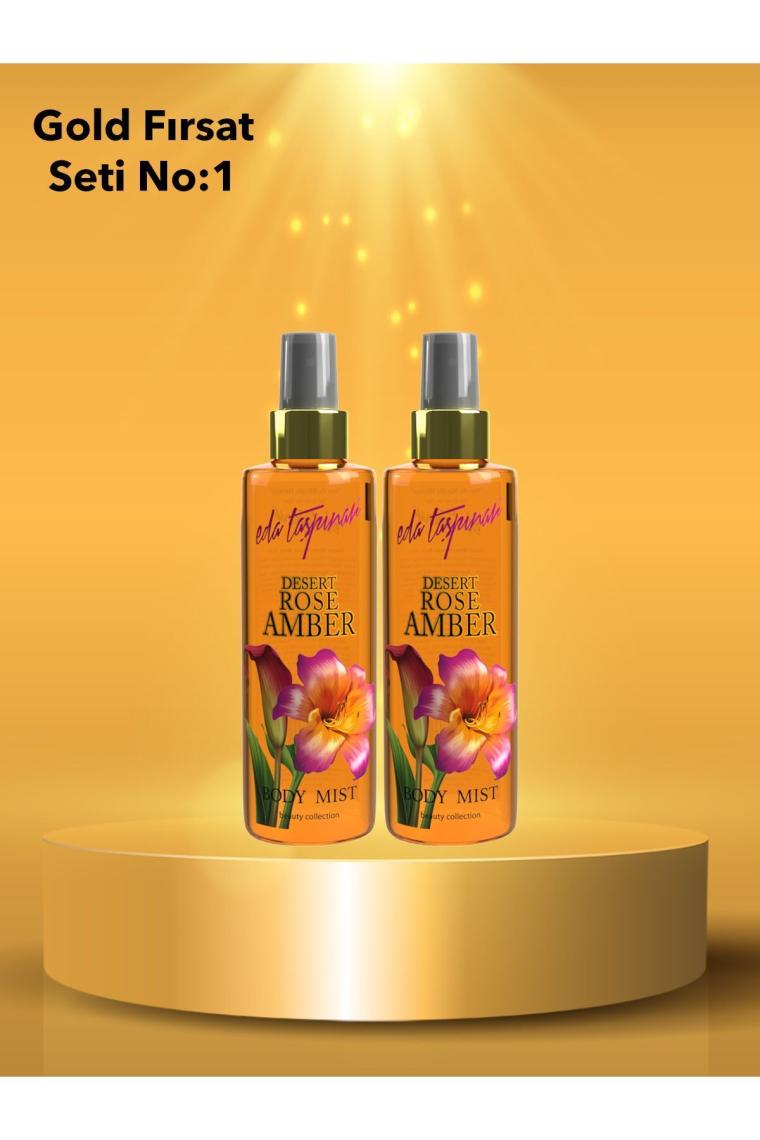 Gold Fırsat Seti No.1 Desert Rose Amber Body Mist 200 ml X 2 Adt (EGX20)