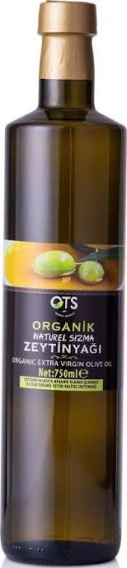 OTS Organik Sızma Zeytinyağı (Naturel) Cam Şişe 750 ml.