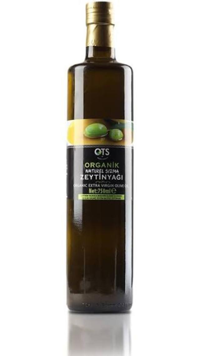 OTS Organik Sızma Zeytinyağı (Naturel) Cam Şişe 750 ml.