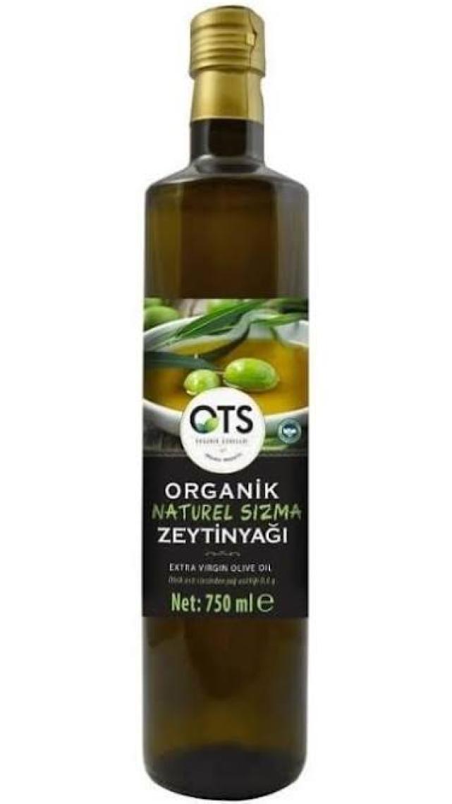 OTS Organik Sızma Zeytinyağı (Naturel) Cam Şişe 750 ml.
