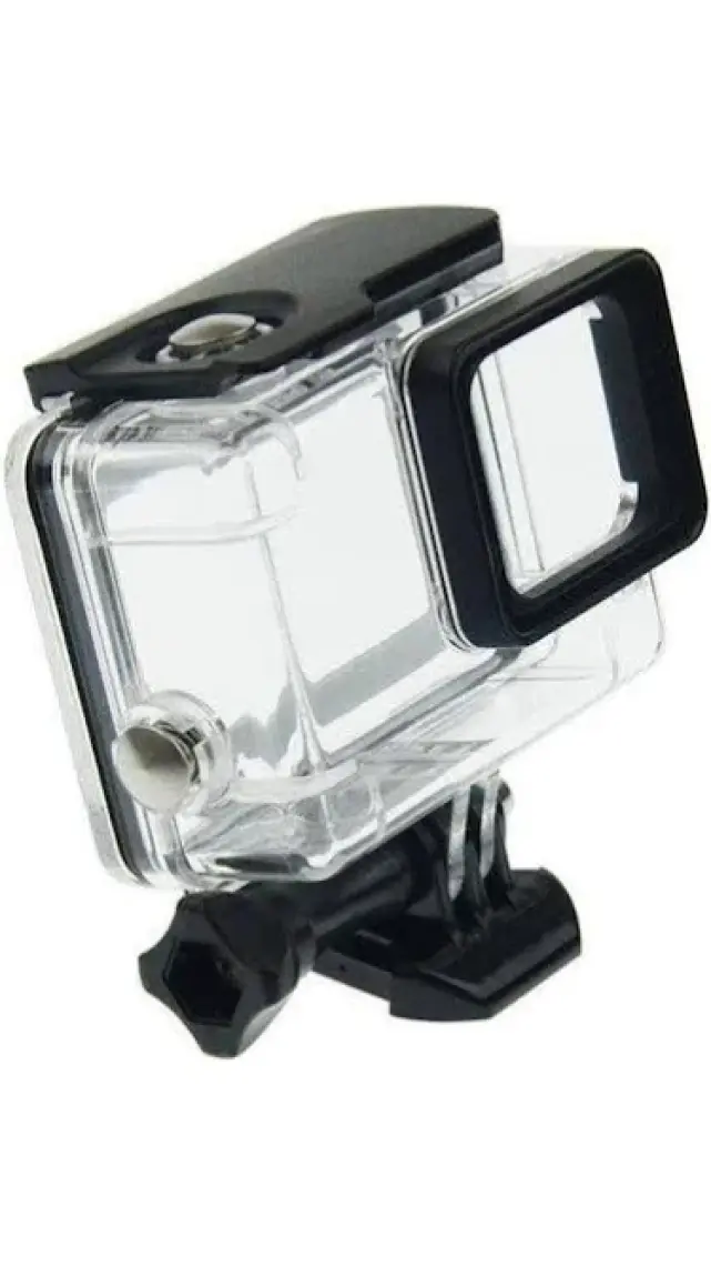 Gplus GO200PL GoPro Hero 5/6/7 Waterproof Su Geçirmez Koruyucu Muhafaza 3 Parça Aksesuar Seti