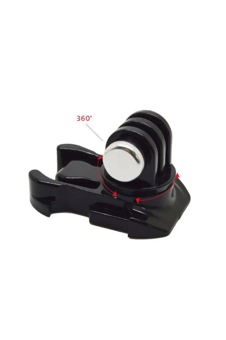 Gplus GP06B Eken Sjcam ve Gopro Aksiyon Kameralarla Uyumlu 360 Derece Dönen Hızlı Tak Çıkar Aparatı