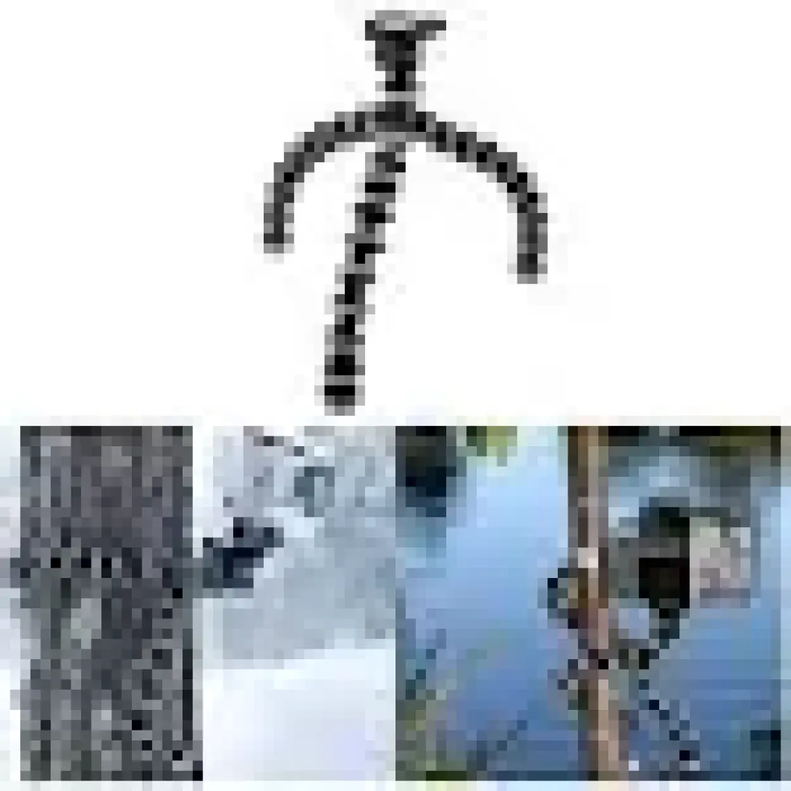 KingMa GoPro Uyumlu Büyük Boy Ahtapot Tripod