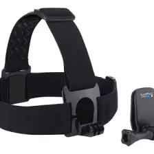 Go Pro Kafa Bandi + Pratik KilitHead Strap + Quickclip