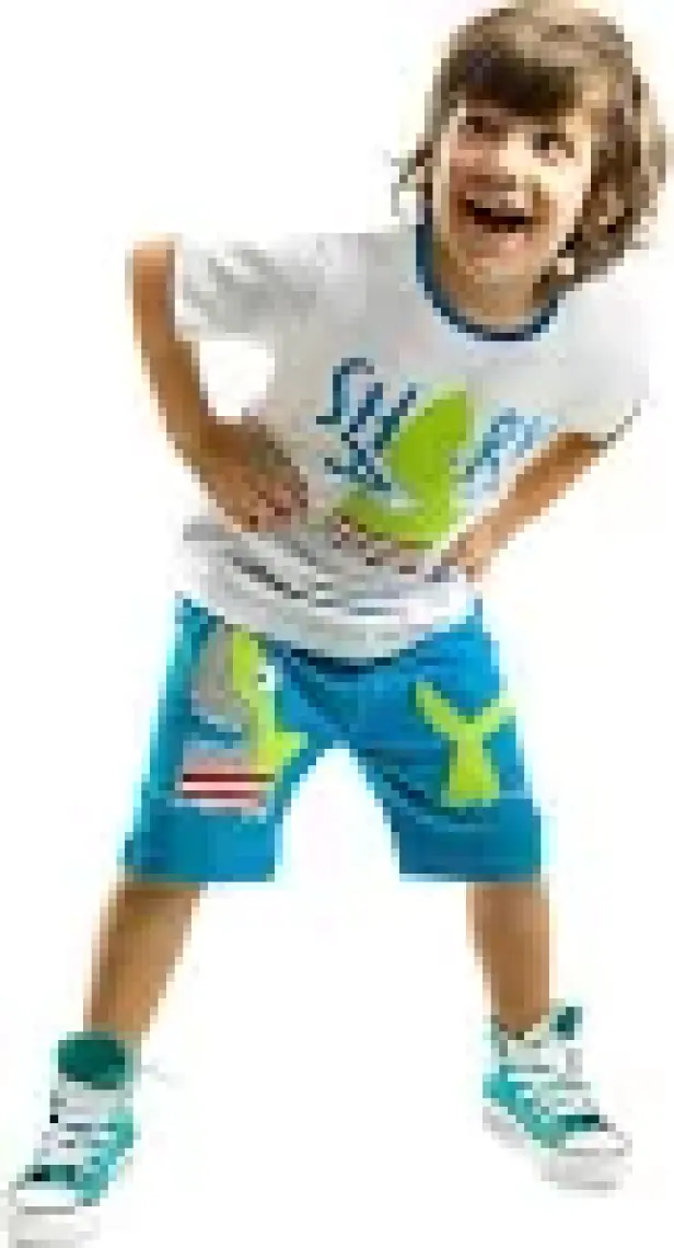 Denokids Shark Island Erkek Çocuk T-shirt Şort Takım