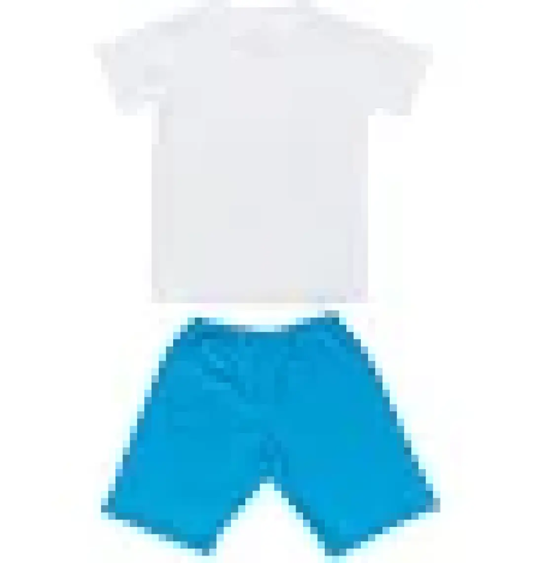 Denokids Shark Island Erkek Çocuk T-shirt Şort Takım