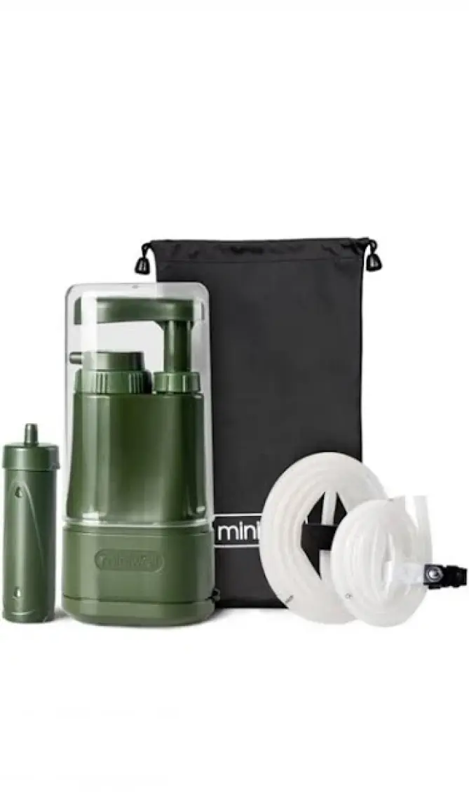 Miniwell L610 Pompalı Portatif Kamp Su Filtresi (3 Filtreli)