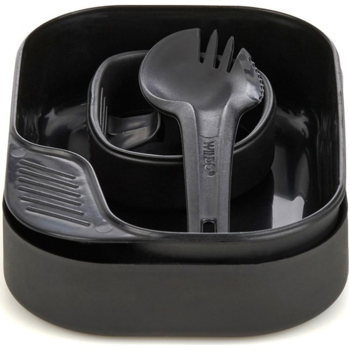 Wildo Camp-A-Box Light Siyah Yemek Seti