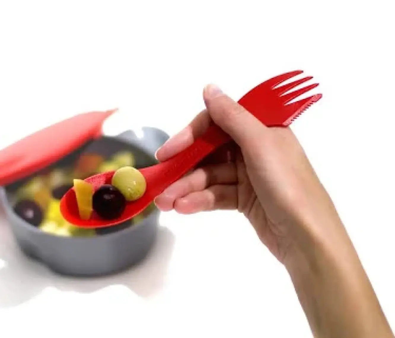 Light My Fire® Spork Original 4'Lü Kaşık-Çatal (Turkuaz,Sarı,Yeşil,Fuşya)