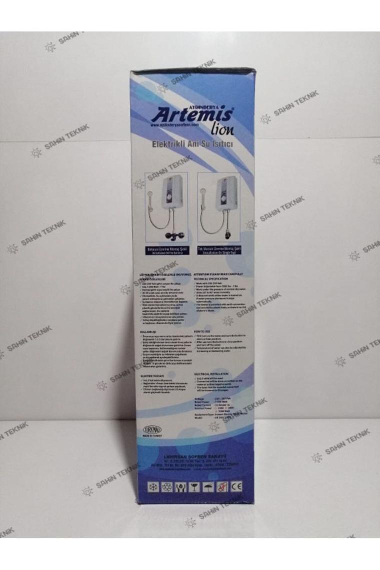 Artemis Lion 7000 Watt Elektrikli Şofben Ani Su Isıtıcısı