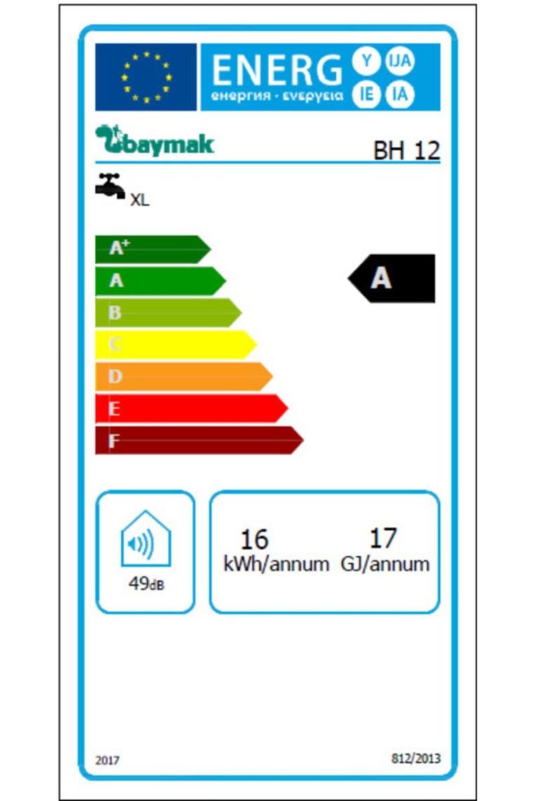 Baymak Bh 12 Hermetik Şofben