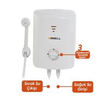 Arnell  Elektirikli Ani Su Isıtıcısı Banyo ve Mutfak Şofbeni -7500 Watt