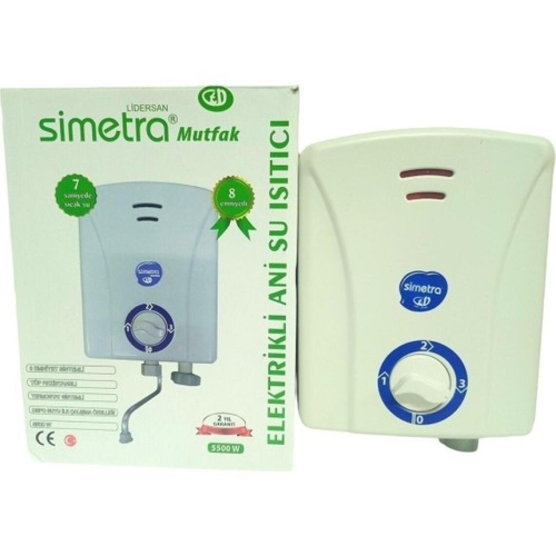 Simetra Mutfak Şofbeni Elektrikli Ani Su Isıtıcısı 5500 W