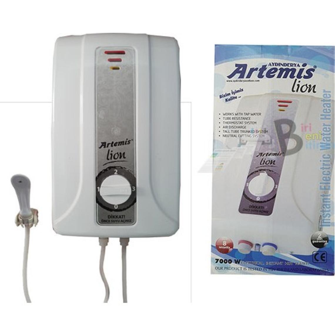 Artemis Lion Uzun Rezistans Elektrikli Şofben