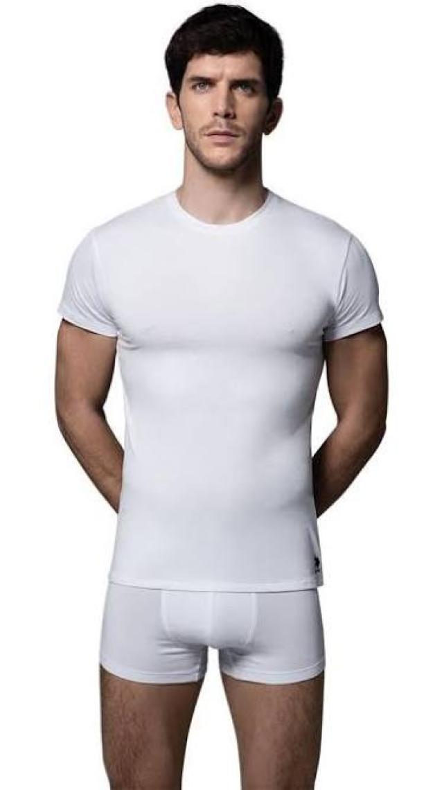 U.S. Polo Assn. 80197 Erkek Siyah 2'li Yuvarlak Yaka Atlet
