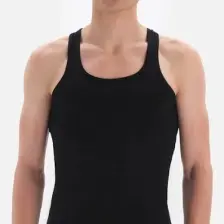 Siyah Penye Compact Sporcu Erkek Atlet