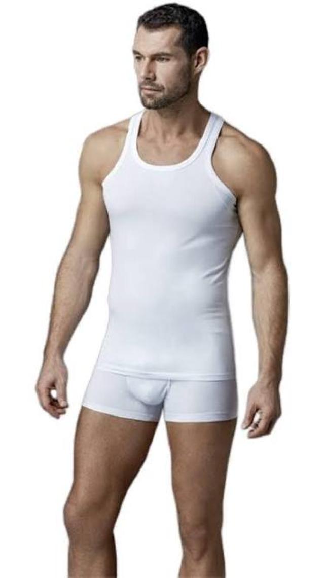 Beyaz Penye Compact Sporcu Erkek Atlet