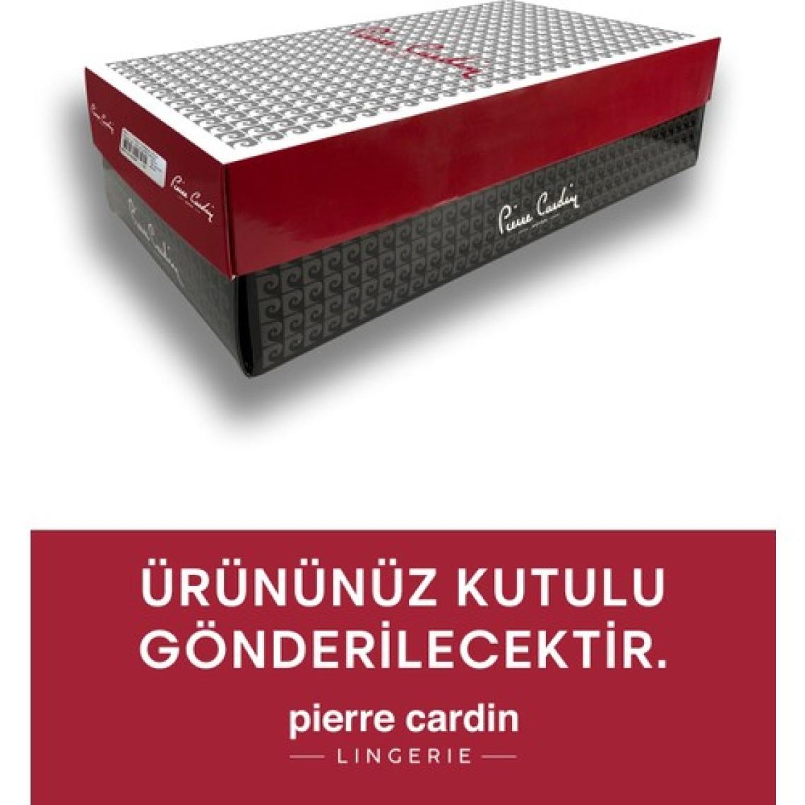 Pierre Cardin Ekru 4800 Balenli Tül Işlemeli Kapsız Balconette Çeyiz Iç Çamaşır Takımı