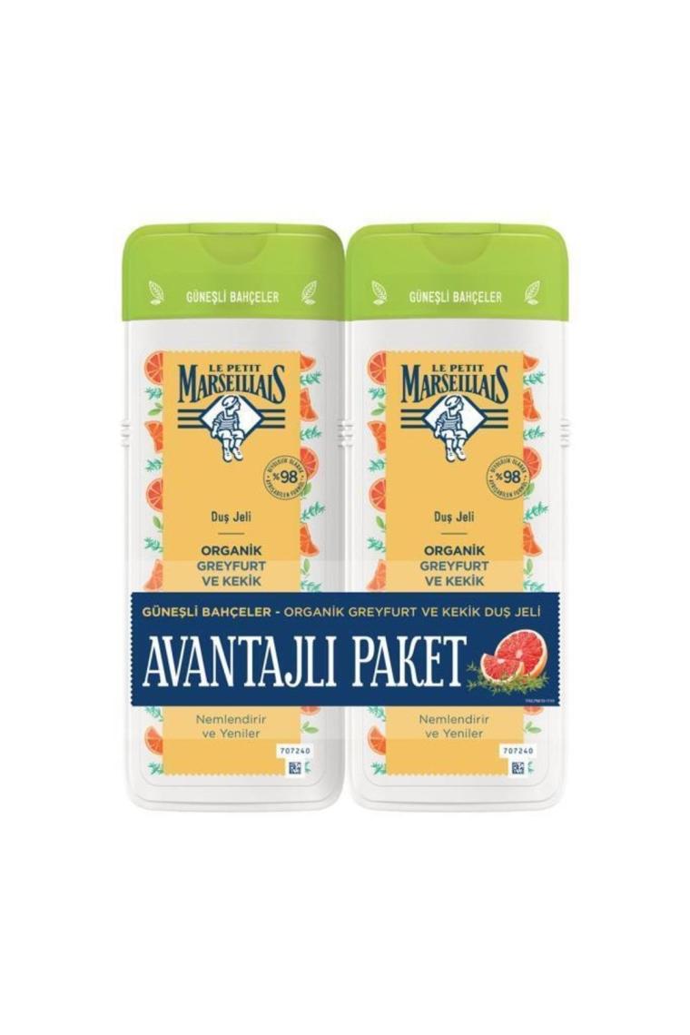 Organik Greyfurt Ve Kekik Duş Jeli 400 ml X 2 Adet