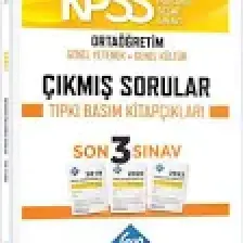 Kr Akademi Yayınları KPSS Ortaöğretim Genel Yetenek Genel Kültür Çıkmış Sorular Son 3 Sınav Tıpkı Basım Fasikülleri