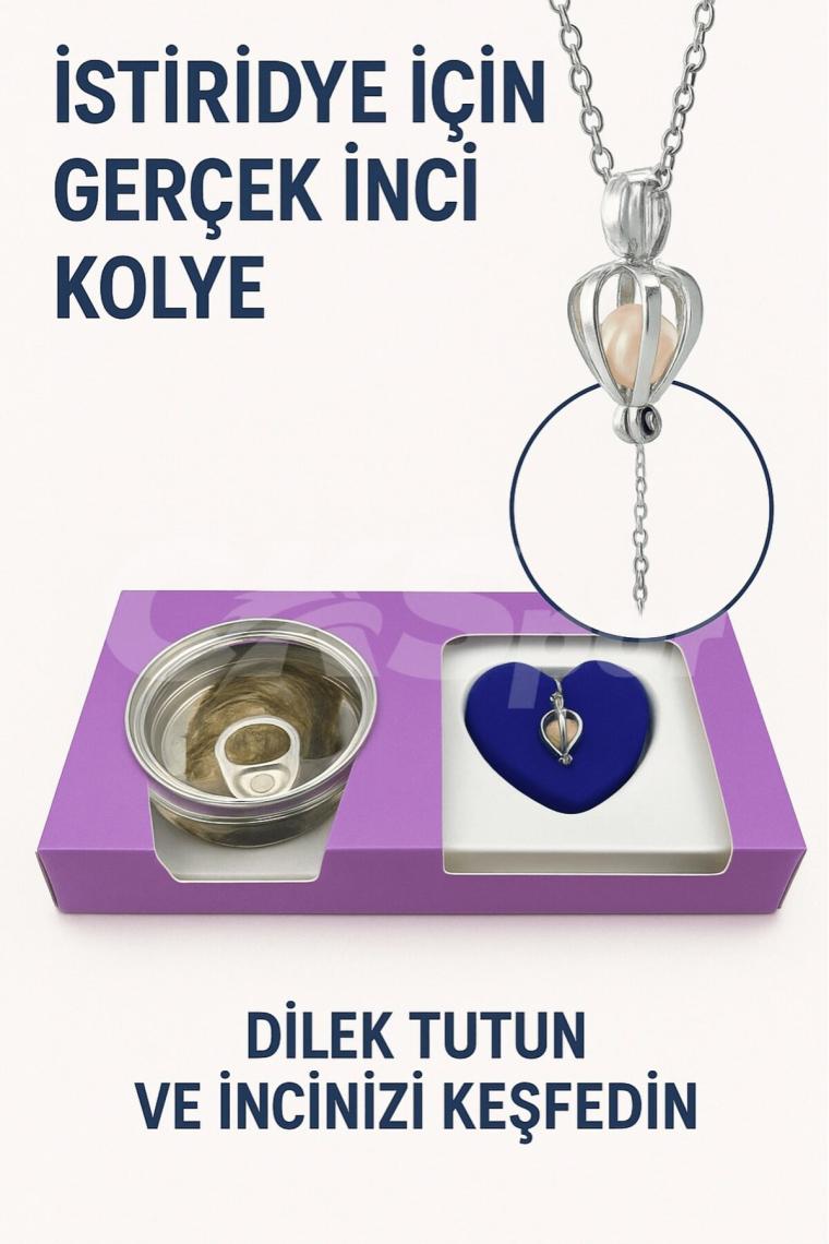 Me-şe Butik Istiridye Içinde Inci Kolye