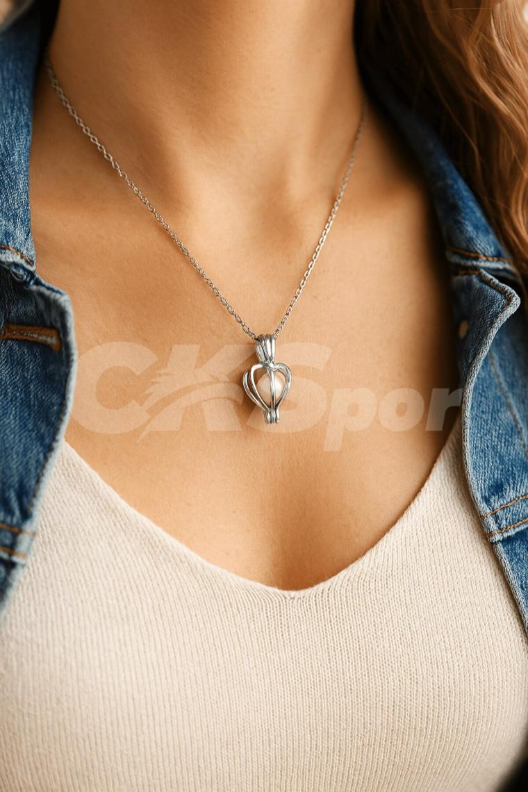 Me-şe Butik Istiridye Içinde Inci Kolye