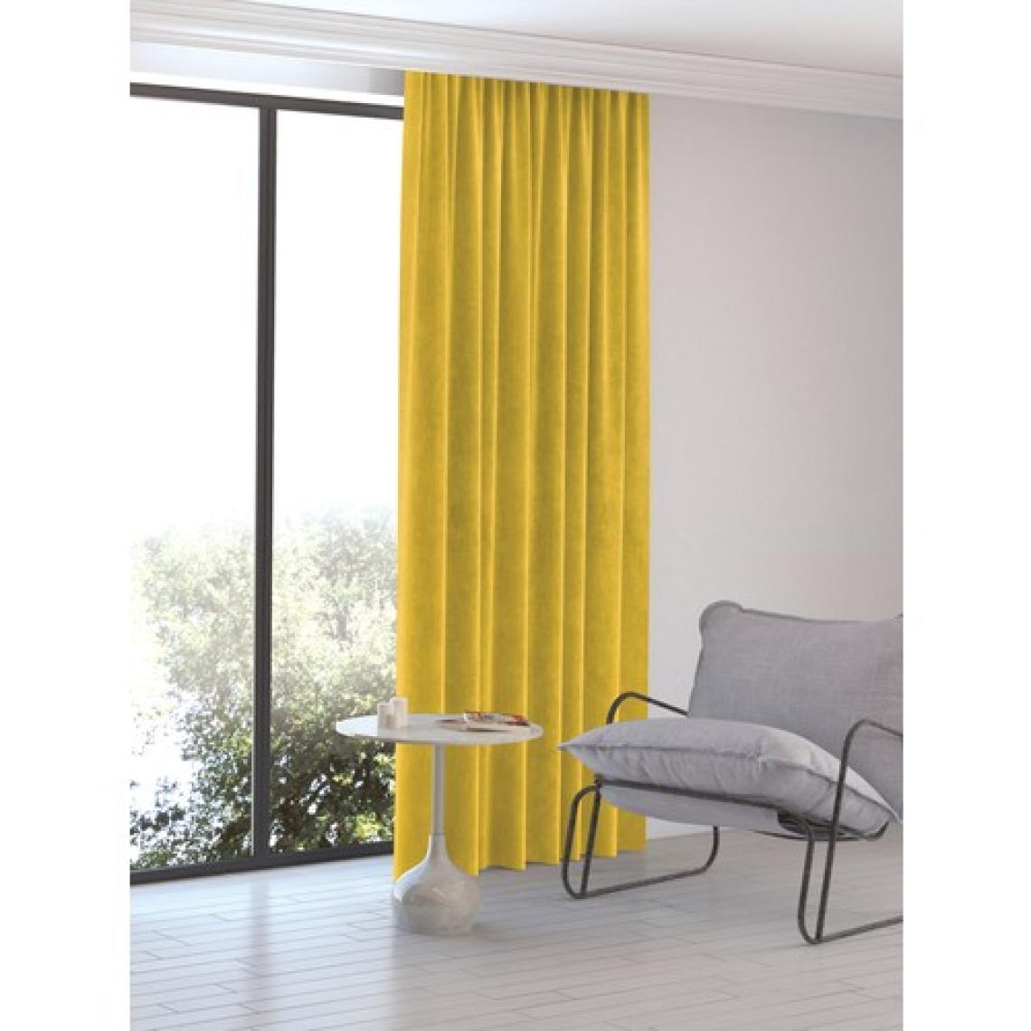 Perle Home Daily Series Güneş Sarısı Ada Fon Perde