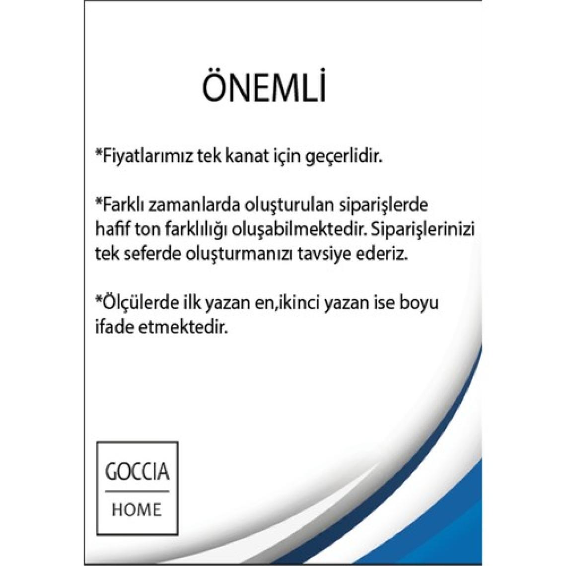 Goccia Ipek Tergal Düz Tül Perde Pilesiz Beyaz