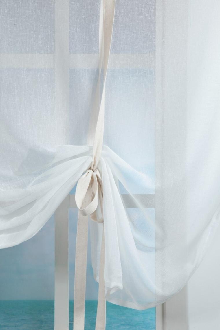 Cotton Maison Naturel Potlu Ekose Tül Perde Retro 220X200 cm Krem