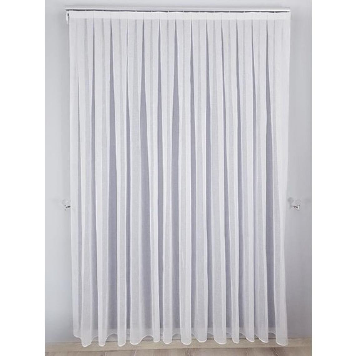 BBB Naturel Keten Tül Perde Beyaz 1'e 3 Pileli ET3015 100 x 260 cm