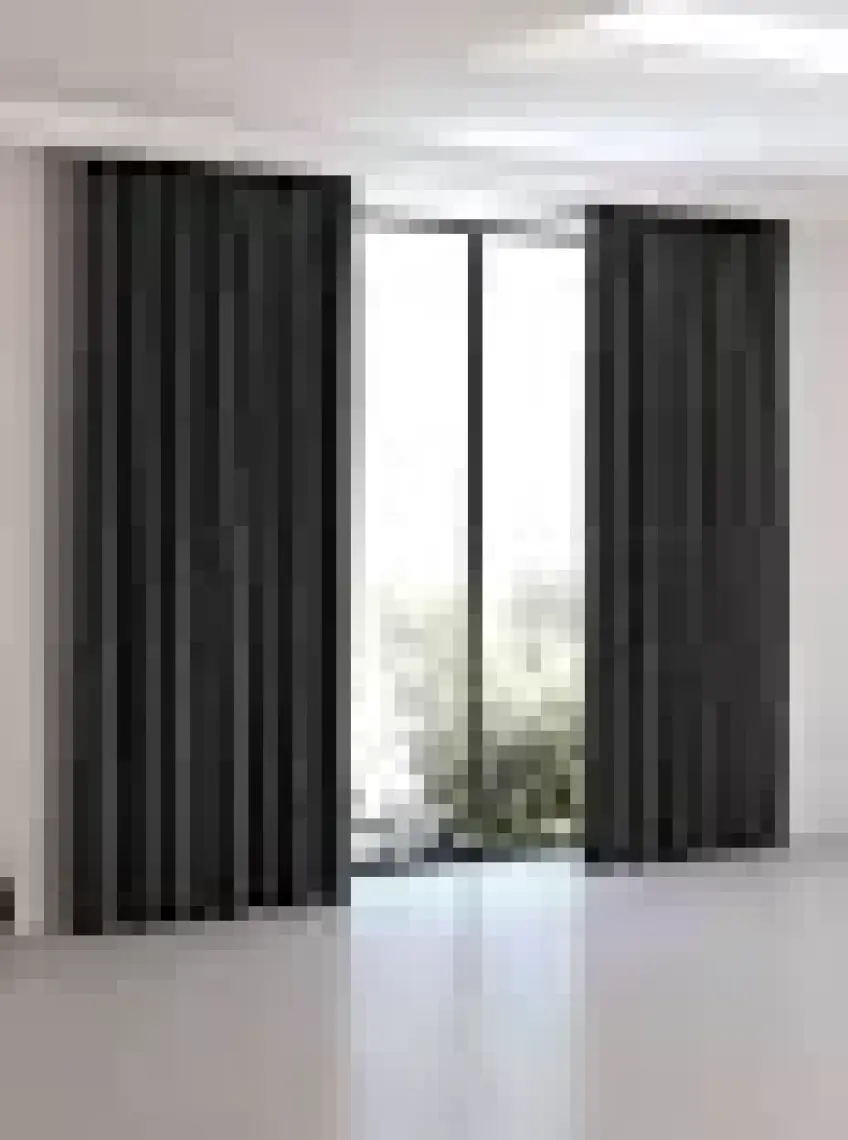 Perle Home Daily Series Siyah Rengi Ada Fon Perde