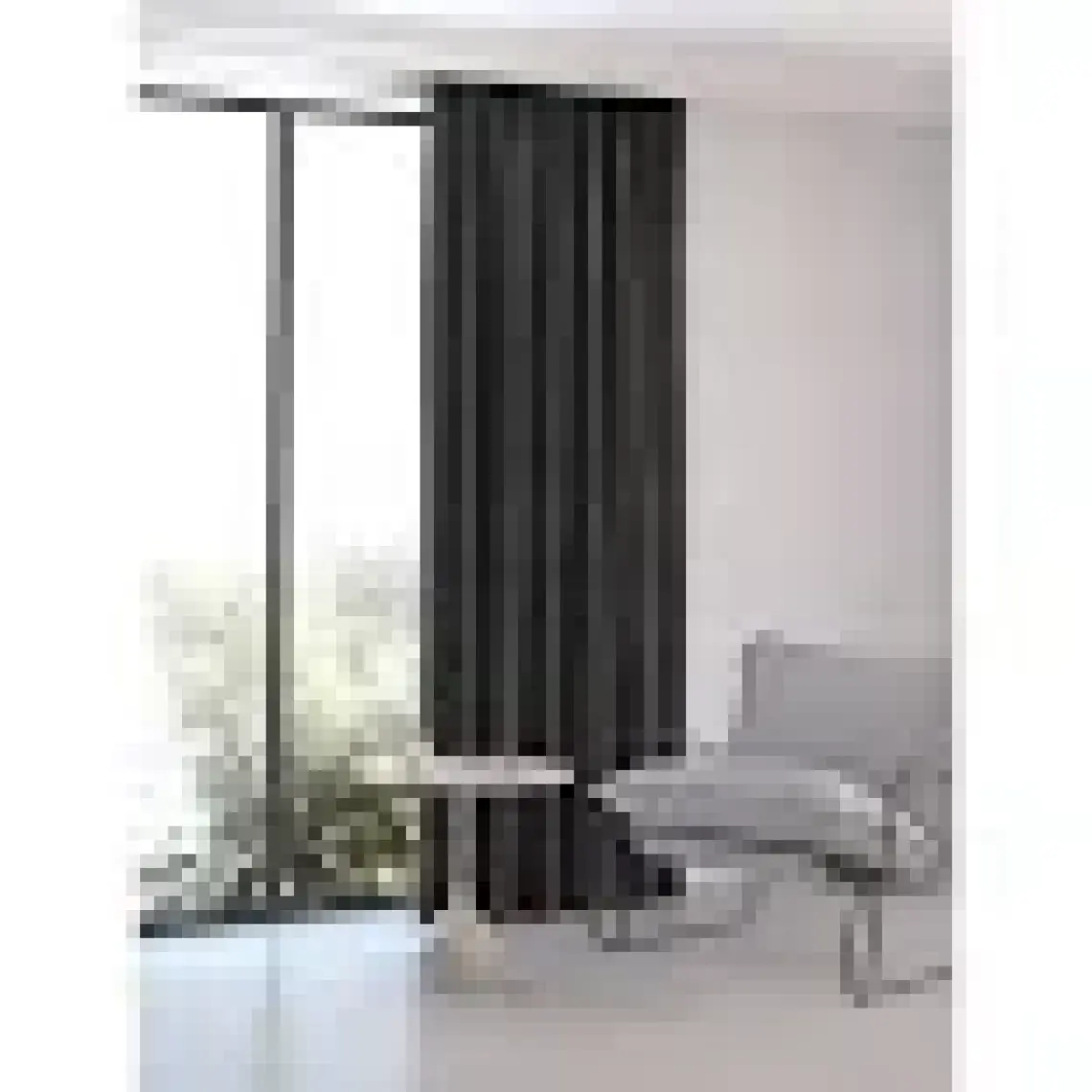 Perle Home Daily Series Siyah Rengi Ada Fon Perde