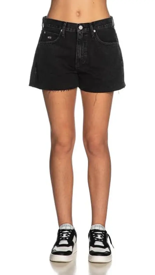 Tommy Jeans Normal Bel Normal Siyah Kadın Şort Hot Pant BH0082