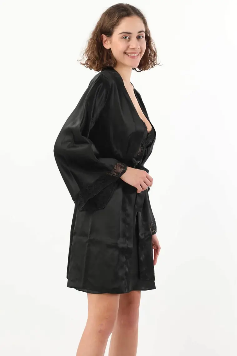 Pierre Cardin Saten Sabahlık - 1010